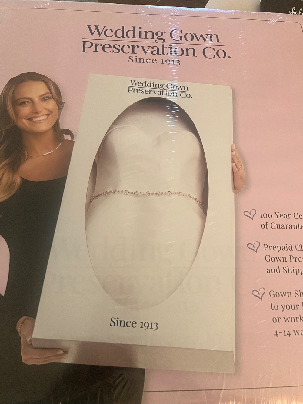Wedding Gown Preservation Box by — White